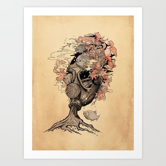 Breath Art Print