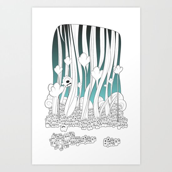 Magic Forest Art Print