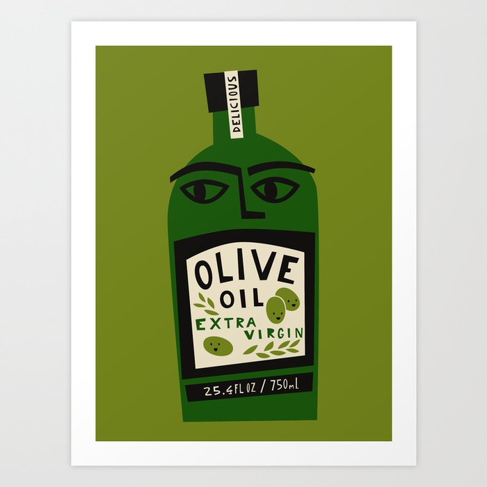 Olive Oil Eyes Art Print