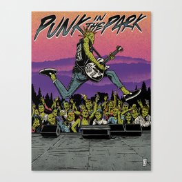PUNK IN THE PARK Canvas Print
