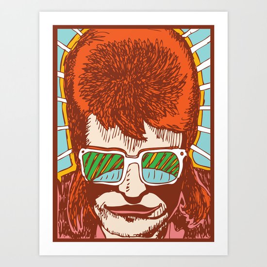Rad Bowie Art Print