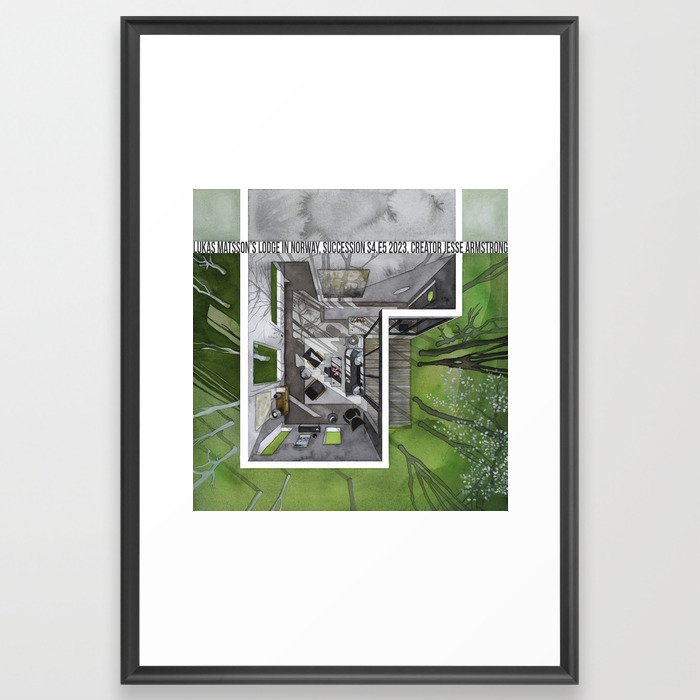 the hotel unit of Lukas Matsson in Norway, Succession Framed Art Print