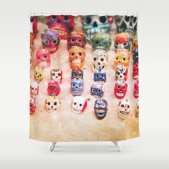 Sugar Skulls Shower Curtain