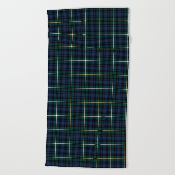 Clan Campbell Tartan Beach Towel