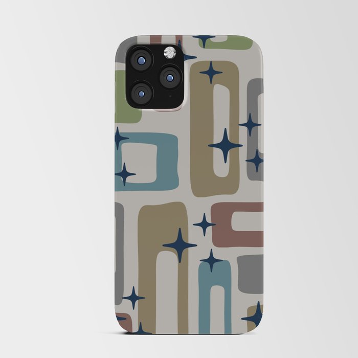 Mid Century Modern Geometric Abstract 138 iPhone Card Case