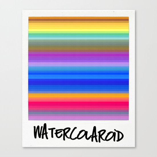 Watercolaroid Canvas Print