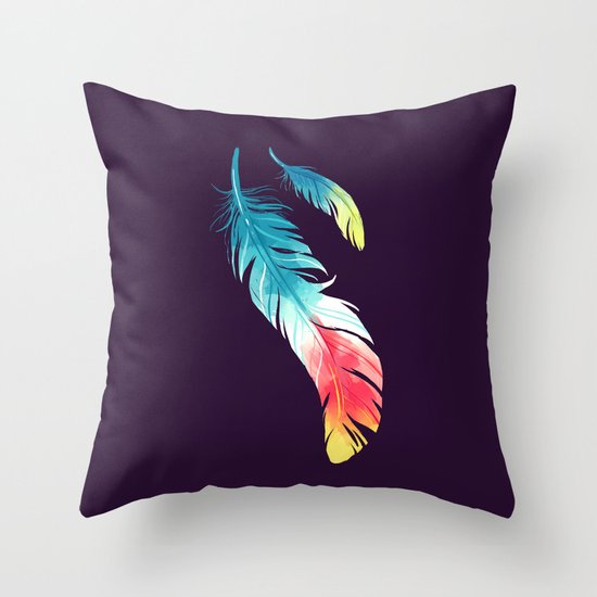 Feather Throw Pillow