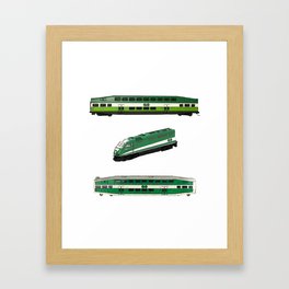 Go Trains Toronto Framed Art Print