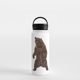 Grizzly Bear - Painting in acrylic Water Bottle