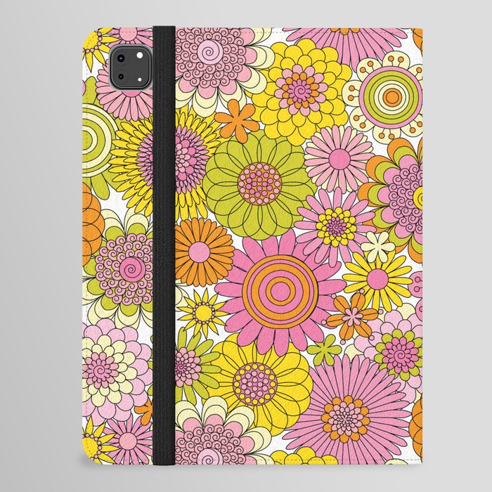 Thrifted Linen Rose iPad Folio Case