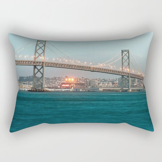Bridge Architecture Water 4 Rectangular Pillow