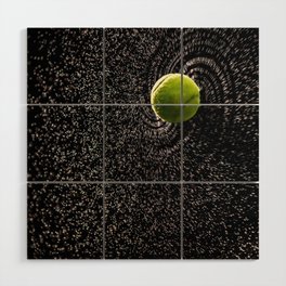 Spin Serve     Tennis Ball Wood Wall Art