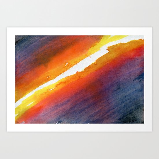 Energy Gradient Art Print