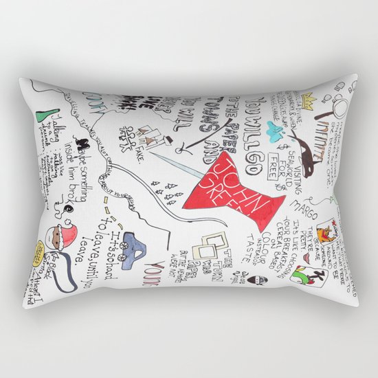 Paper towns, John Green Rectangular Pillow
