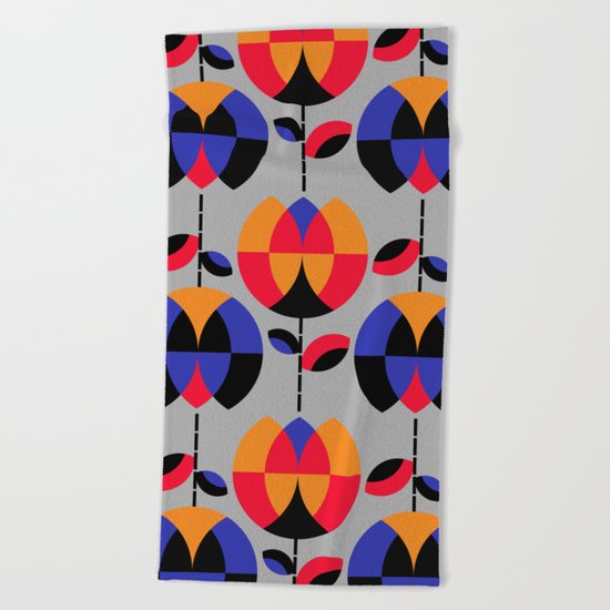 HappyGarden Beach Towel