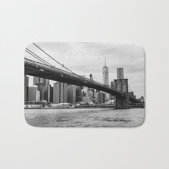 Monochrome Manhattan Bath Mat
