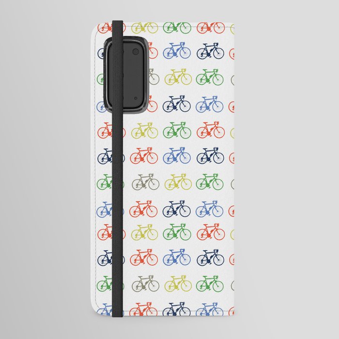 Bicycles multicoloured Android Wallet Case