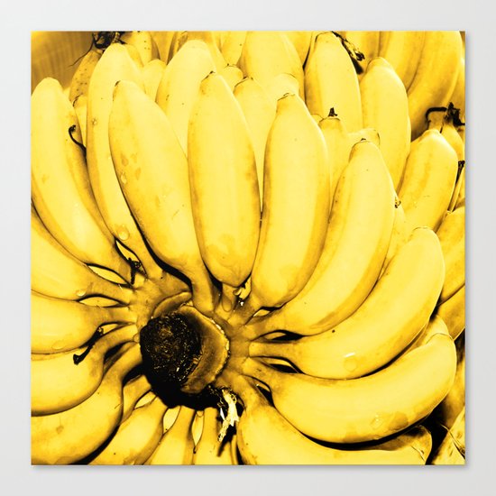 Yellow bananas Canvas Print