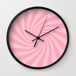 Pinkie Spiraling Wall Clock