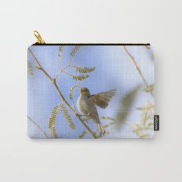 Delicate Verdin Bird Photography by Reay of Light Photography Carry-All Pouch