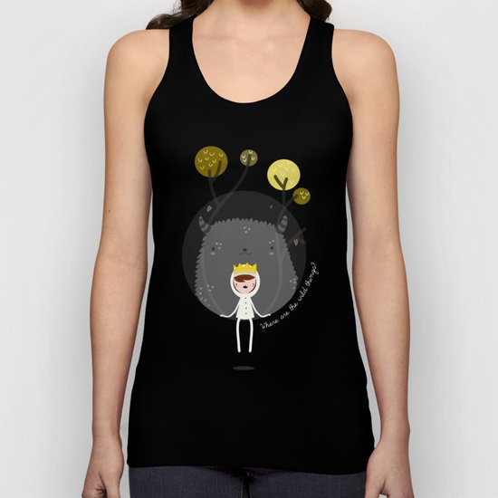 Where are the wild things? Unisex Tank Top
