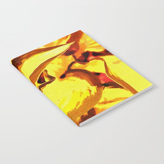 Sunset Foliage Abstract Notebook