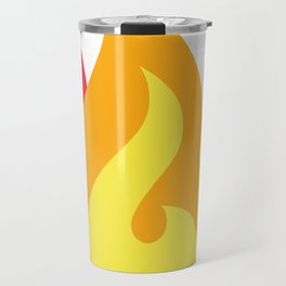 Fire Emoji  Travel Mug