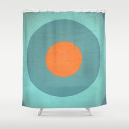 abstract vintage background on old retro paper texture Shower Curtain