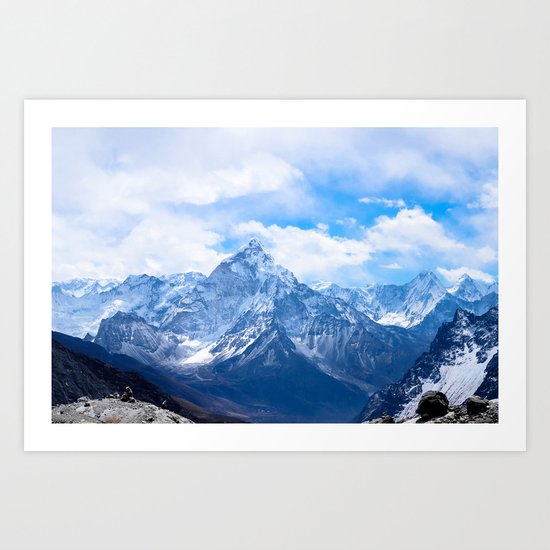 Mountains on My Mind Art Print
