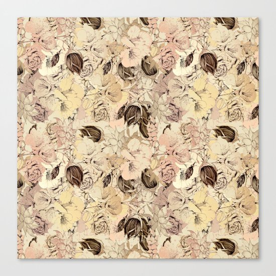 pattern Flowers Canvas Print