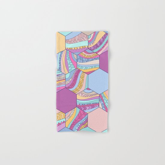 BRAIDSHEXSUMMER Hand & Bath Towel