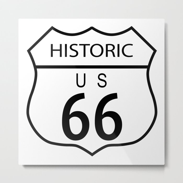 Route 66 Historic Metal Print