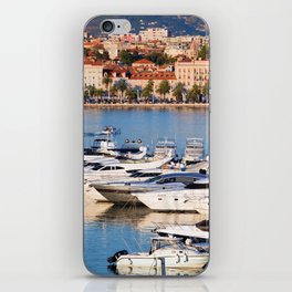 Split Harbor In Croatia iPhone Skin