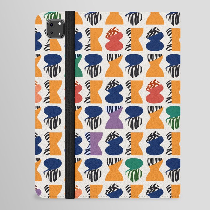 Colorful repeat pattern candy iPad Folio Case