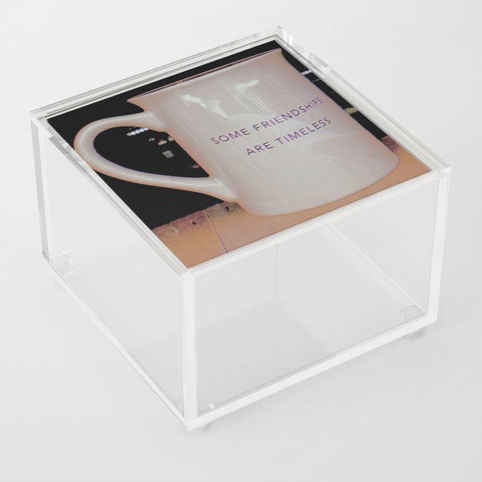 can i have a friendly word Acrylic Box