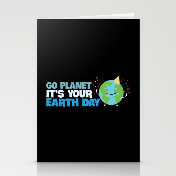 Go Planet It's Your Earth Day Stationery Cards