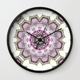 Lavender & Violet Circular Motif Wall Clock