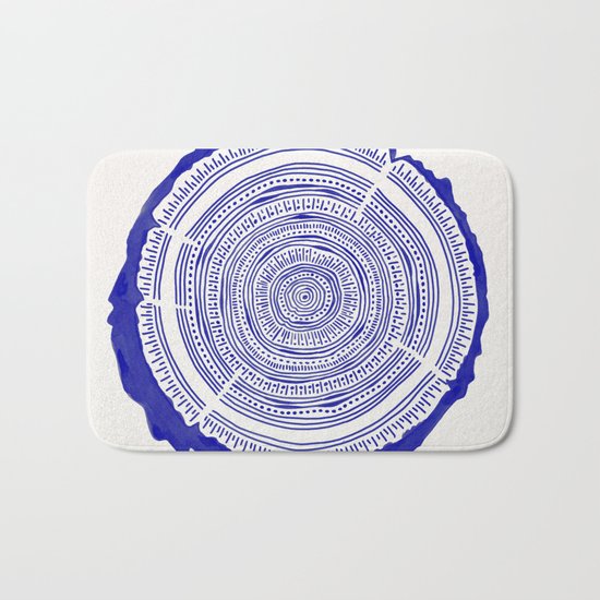 Douglas Fir – Navy Bath Mat