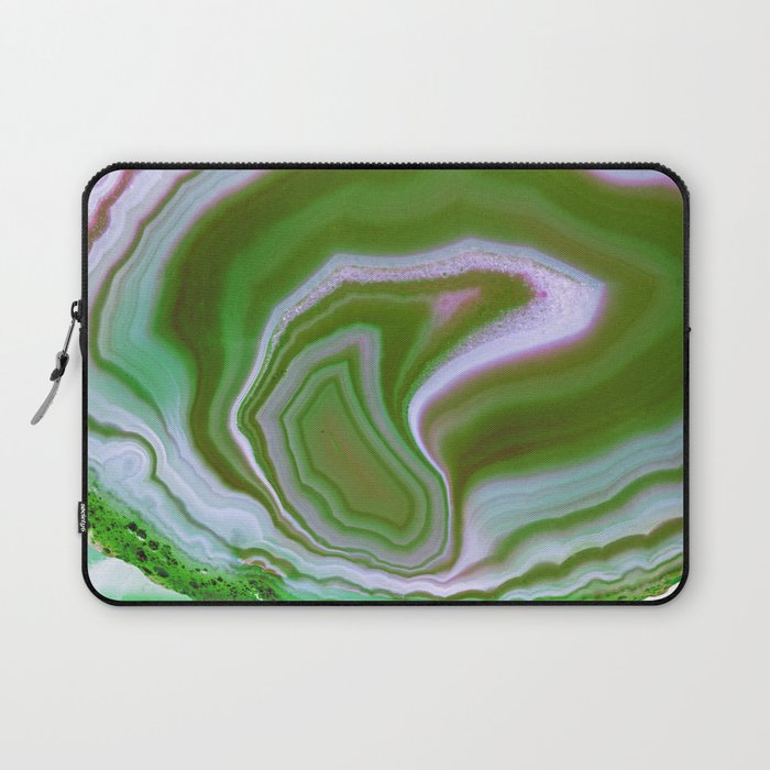 green colored agate Laptop Sleeve