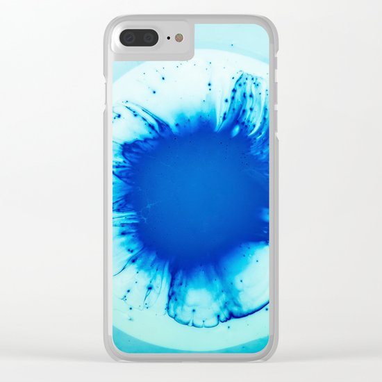 Blue eye Clear iPhone Case