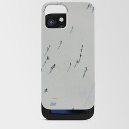 Aerial shot of Ski Resort iPhone Card Case