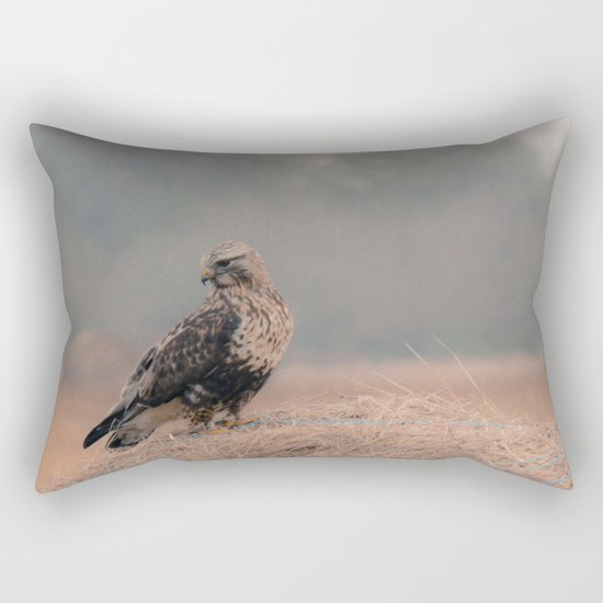 Feathered Wanderer Rectangular Pillow