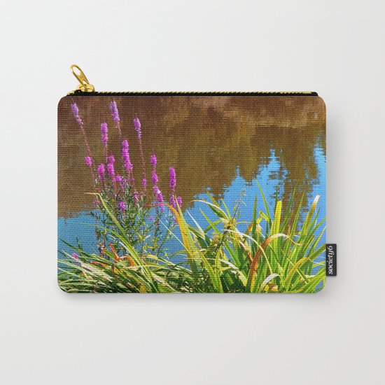 Flowers at the pond Carry-All Pouch