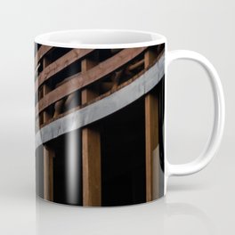 Lodge Coffee Mug | Photo, Moody, Built, Naturalcolors, Angle, Darkbrown, Supportstructure, Wood, Woodenbeams, Support 