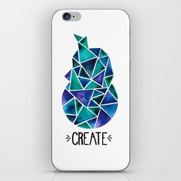 Creative Geometric Triangles iPhone Skin