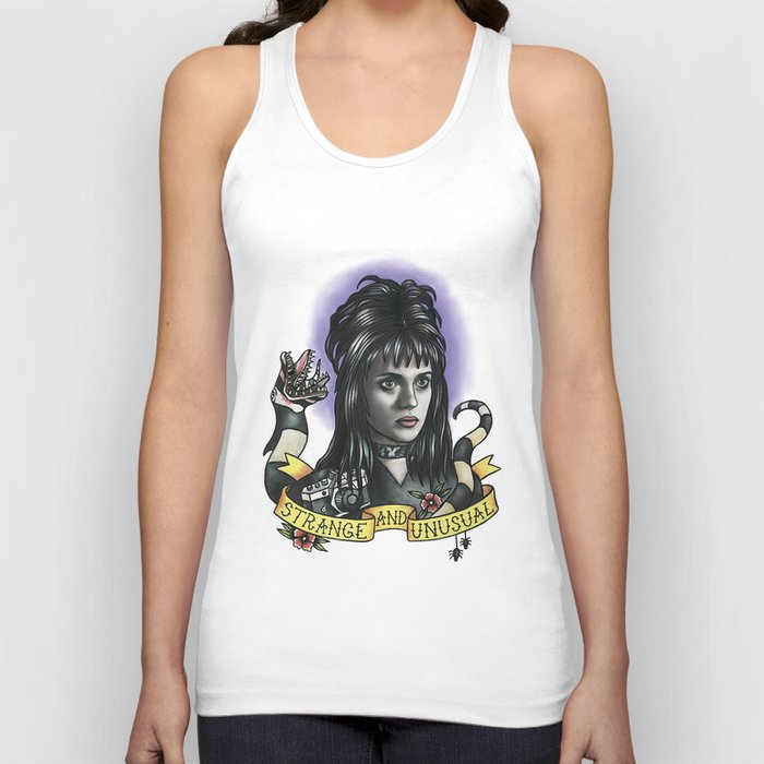 Lydia Gothic Girl Strange and Unusual Tank Top