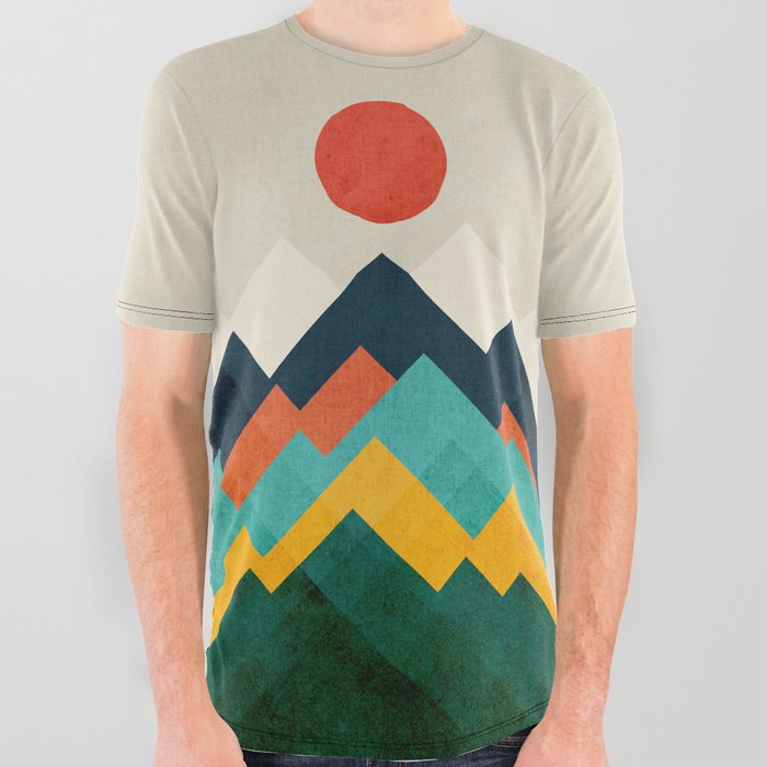 The hills are alive All Over Graphic Tee