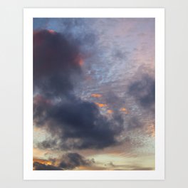 Unicorn Clouds | Diptych 1 Art Print
