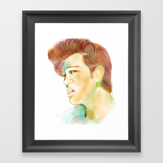 "Mr. Isaak" Framed Art Print