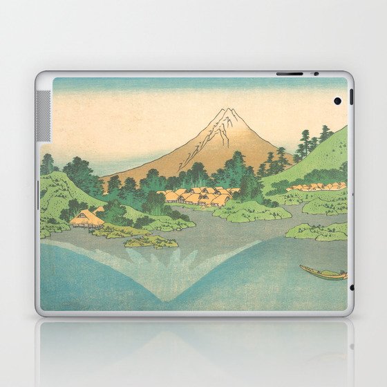 Reflection in Lake at Misaka in Kai Province, Thirty-six Views of Mount Fuji by Katsushika Hokusai Laptop & iPad Skin